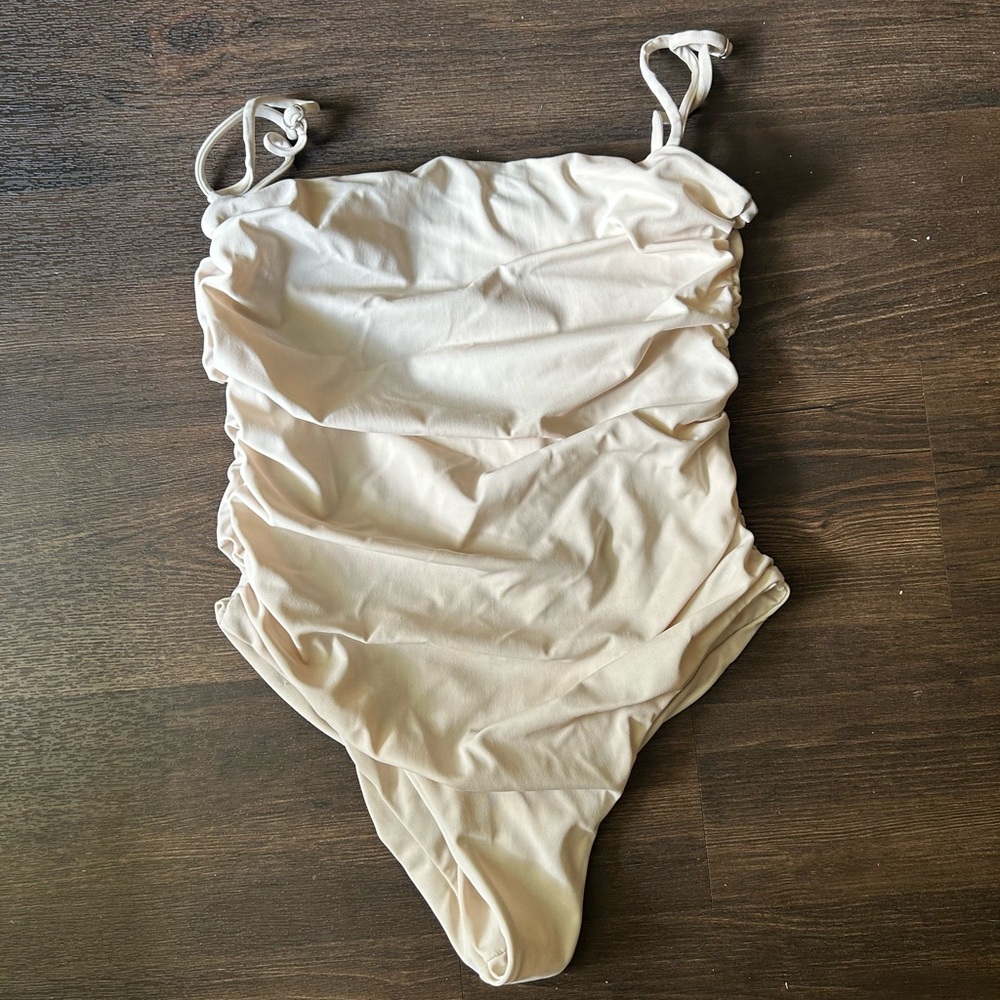 Belle Anna - Free People - Ruched Maillot One-Piece Swimsuit - Belle The Label - Picture 7 of 14